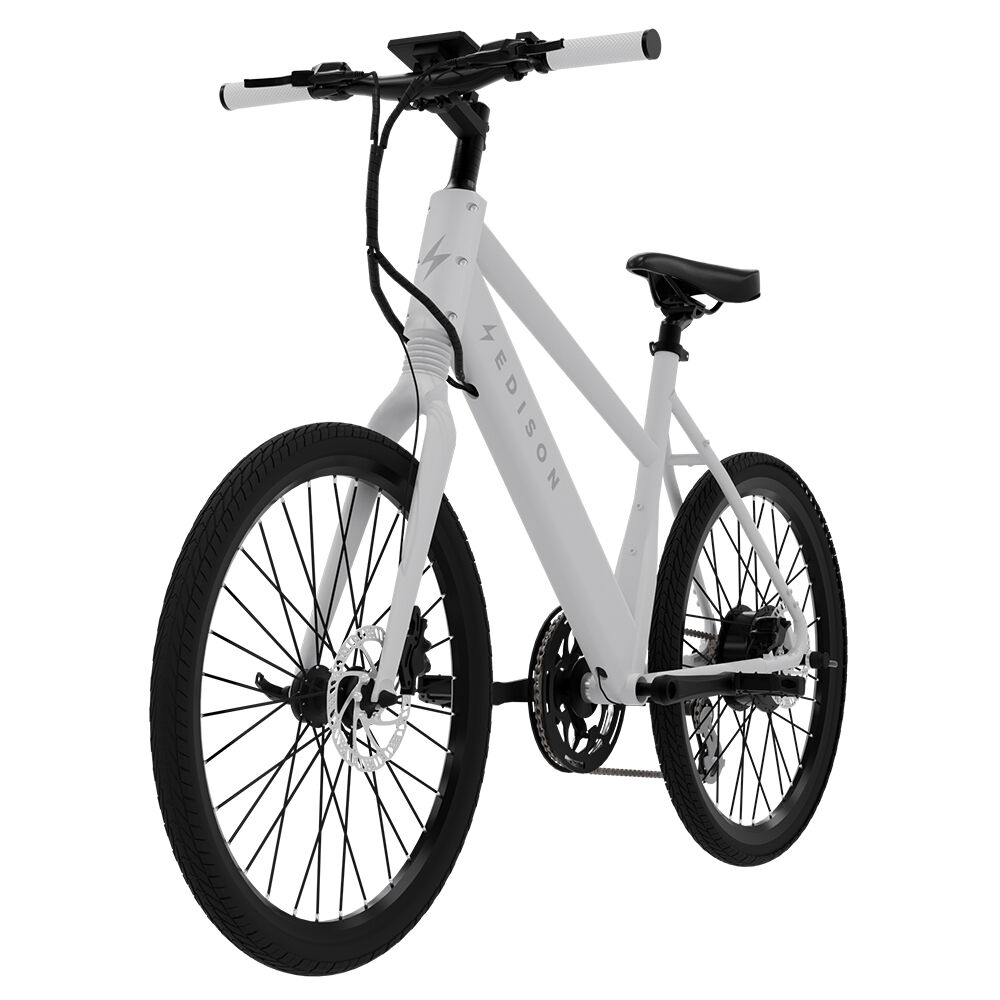 Edison The White Mid-Step Electric Bike 2 Edison The White Mid-Step Electric Bike