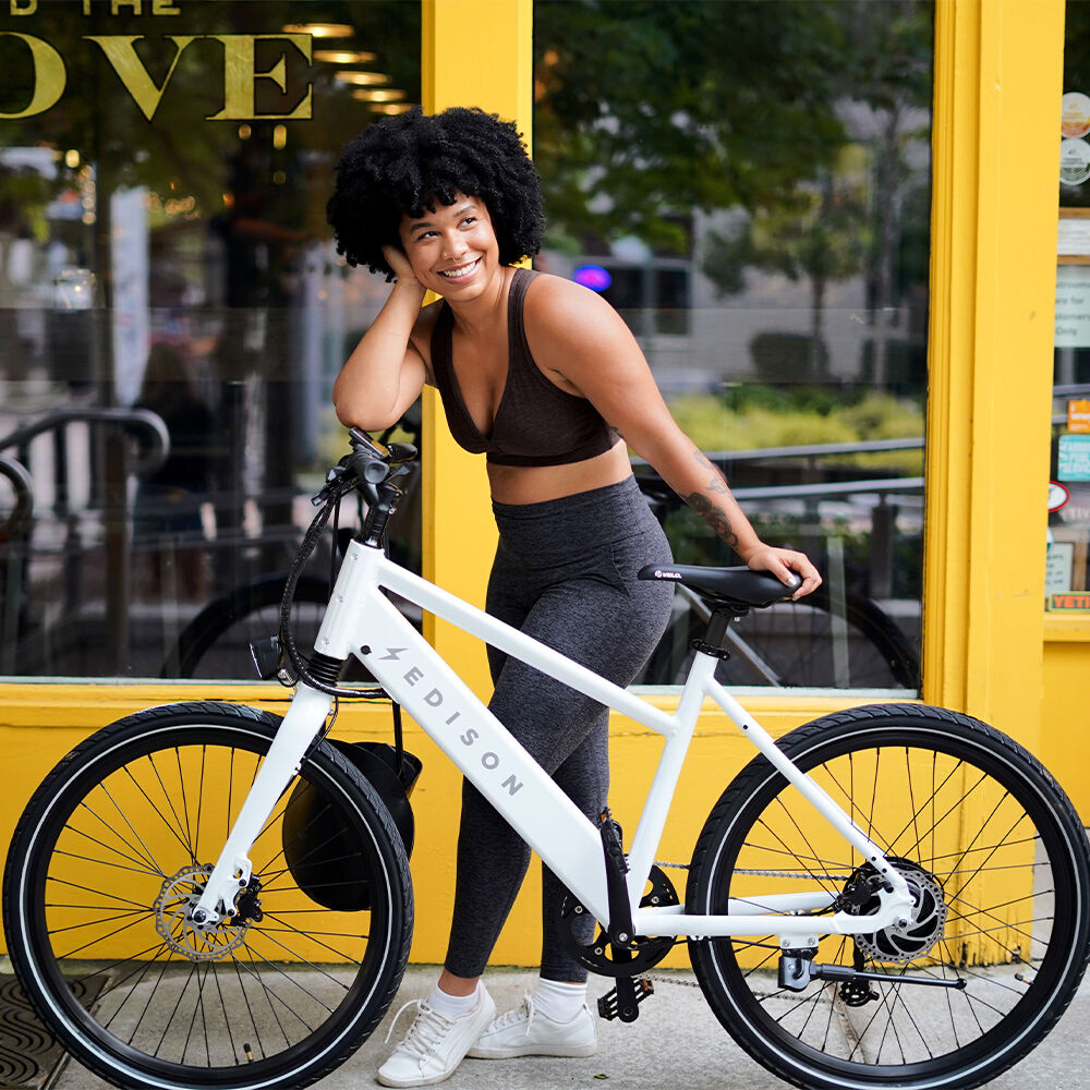 Edison The White Mid-Step Electric Bike 3 Edison The White Mid-Step Electric Bike