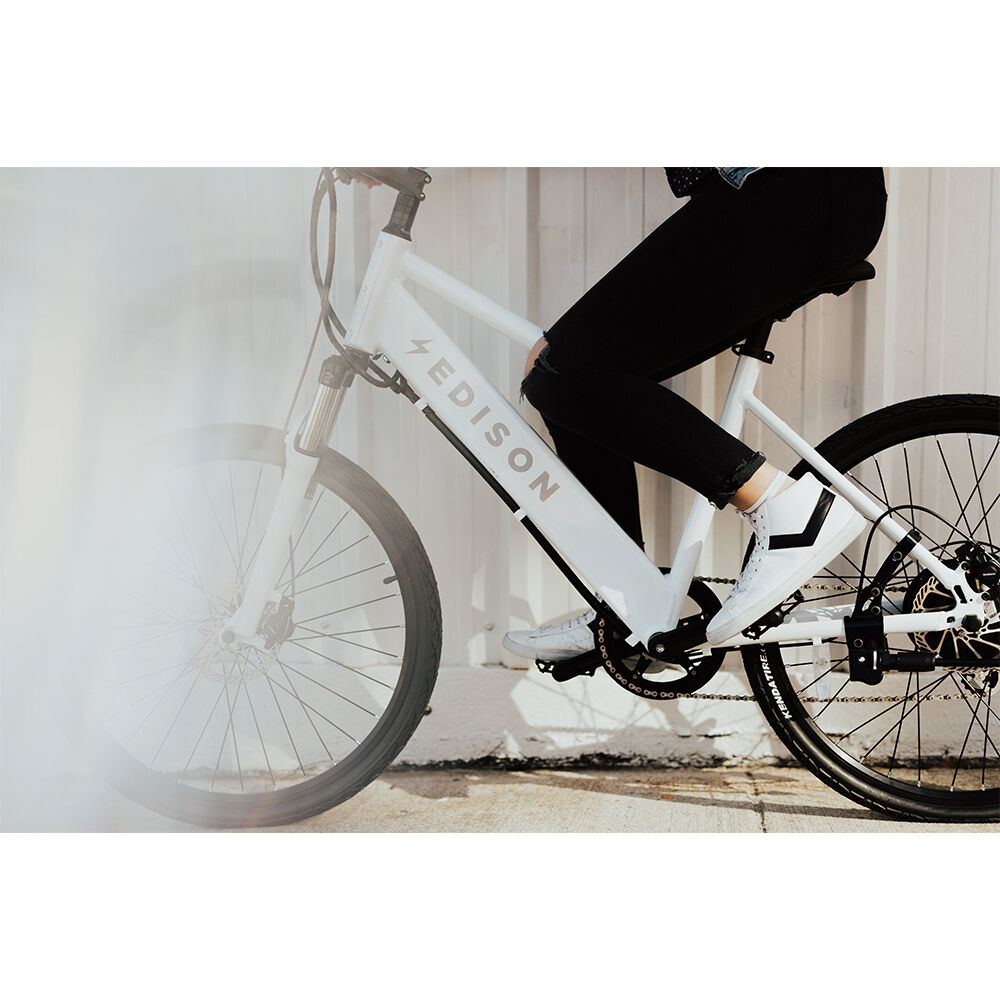 Edison The White Mid-Step Electric Bike 4 Edison The White Mid-Step Electric Bike