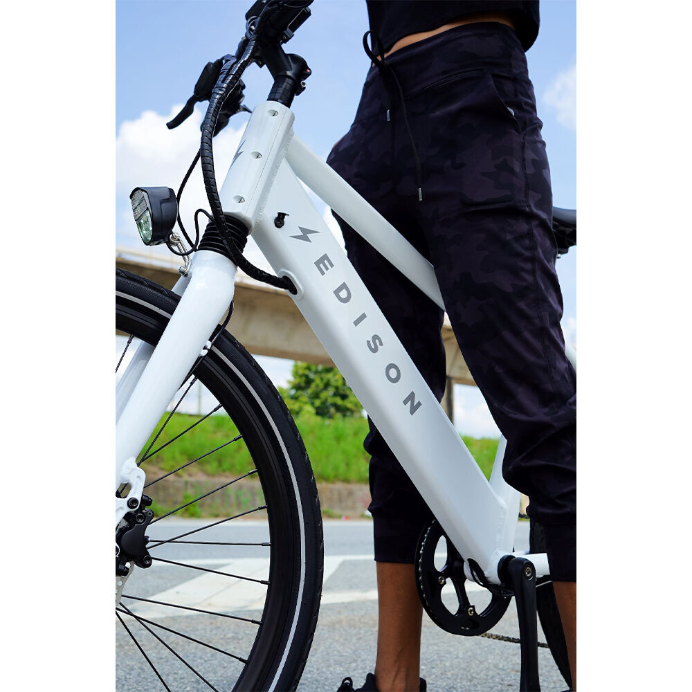 Edison The White Mid-Step Electric Bike 5 Edison The White Mid-Step Electric Bike