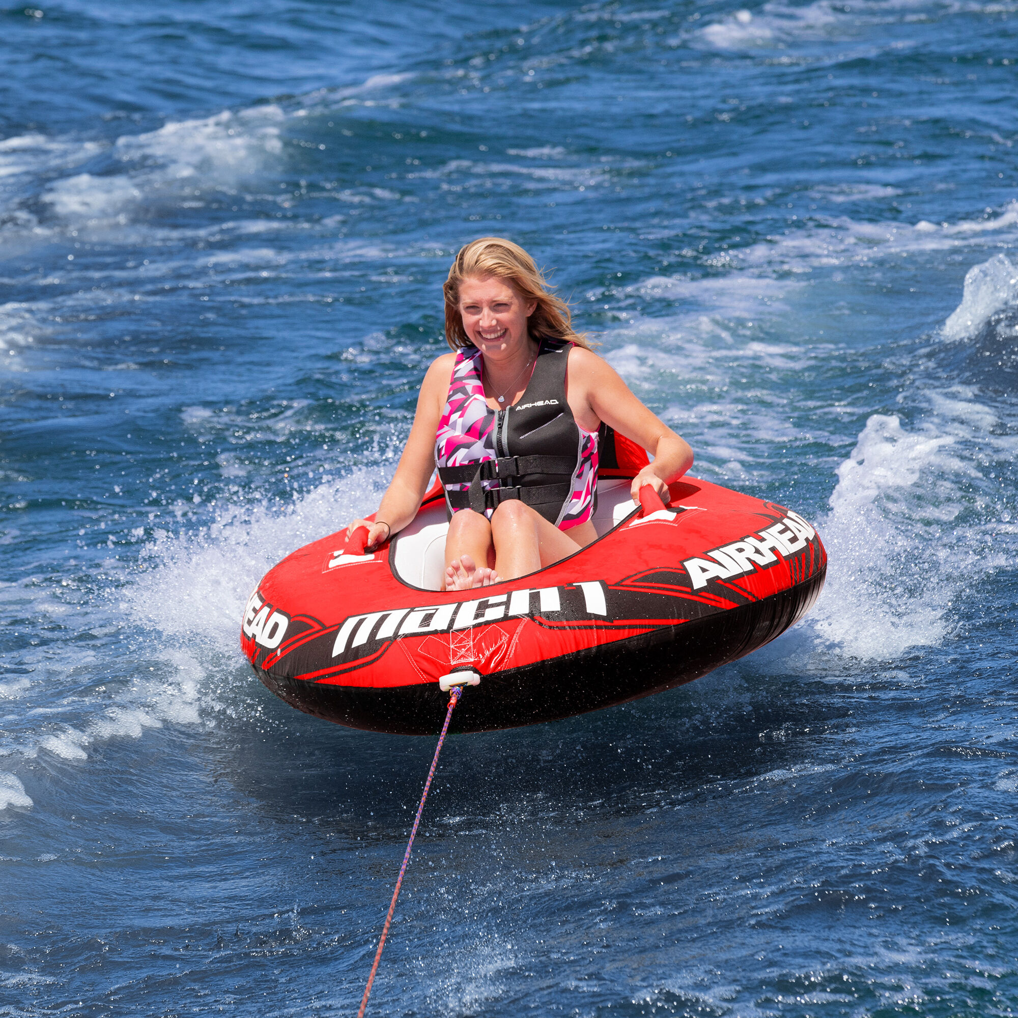Airhead Mach 1 1-Person Towable Tube 5 Airhead Mach 1 1-Person Towable Tube