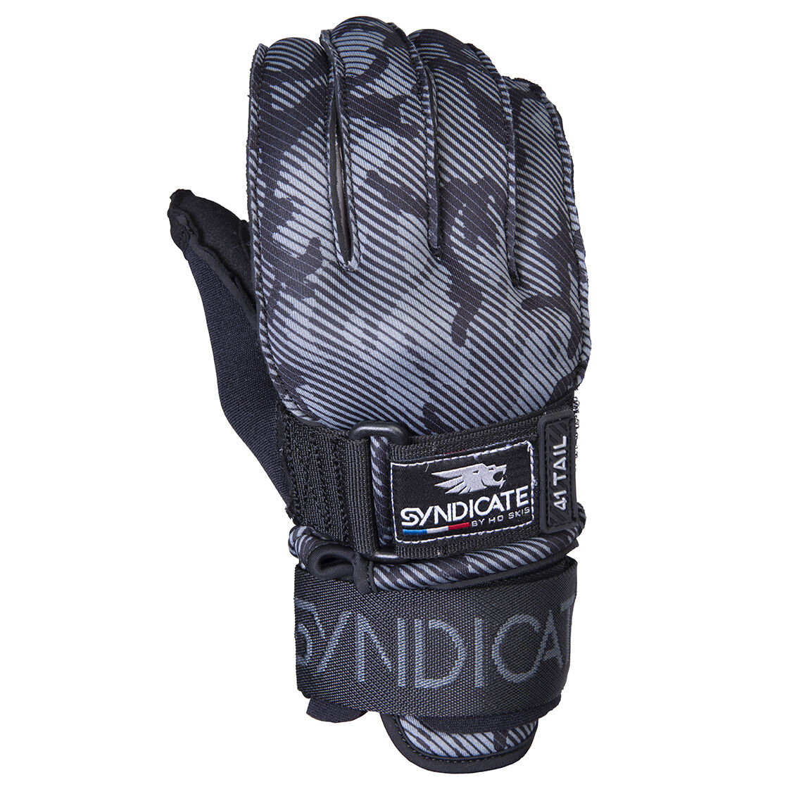 HO 41 Tail Inside-Out Waterski Glove Gray Camo