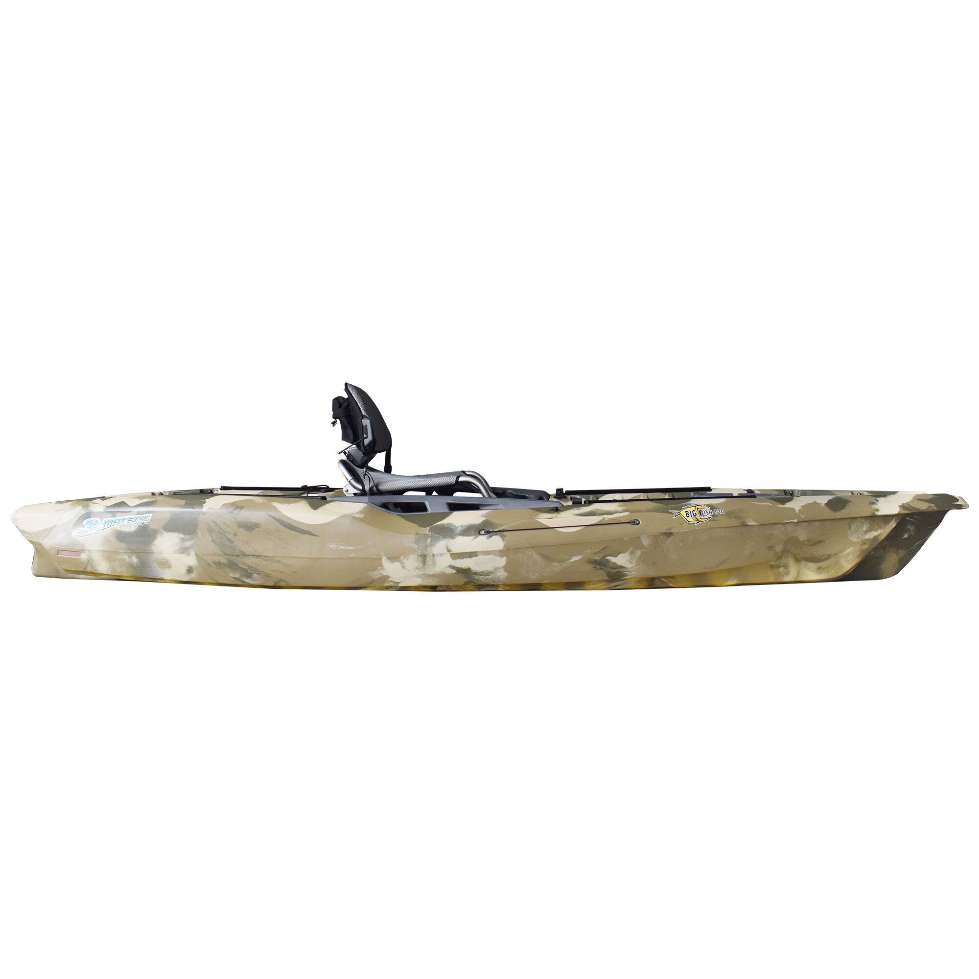 3 Waters 12' Big Fish Kayak Terra Camo