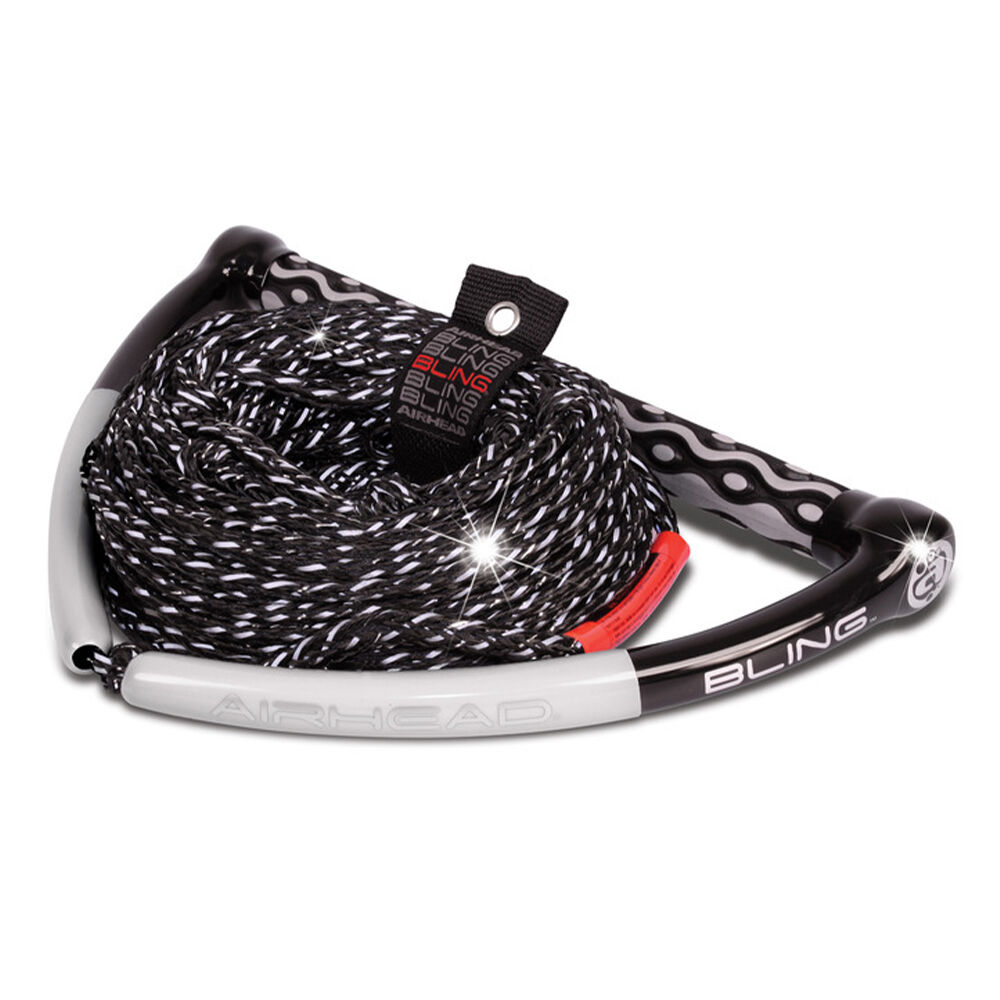 Airhead Bling Stealth Wakeboard Rope and Handle Black