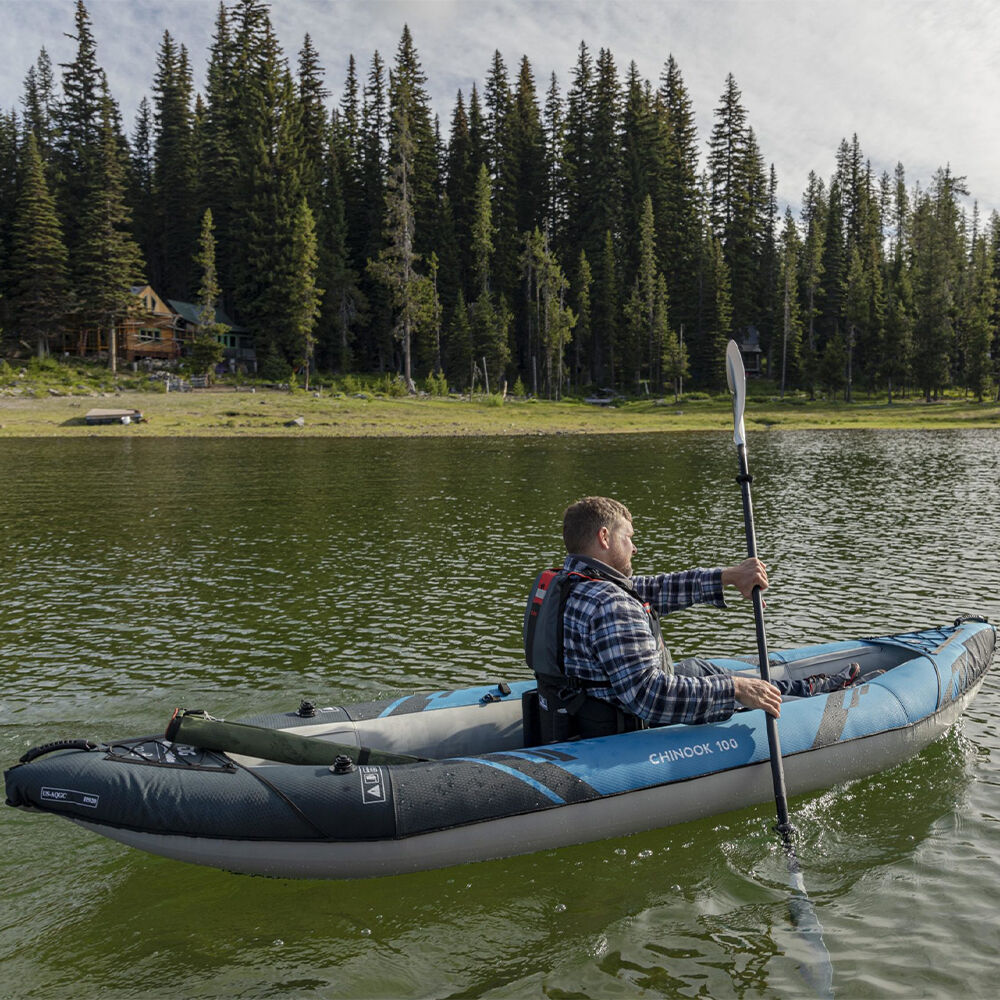 Aquaglide Chinook 100 Inflatable Kayak Blue/Black 3 Aquaglide Chinook 100 Inflatable Kayak Blue/Black
