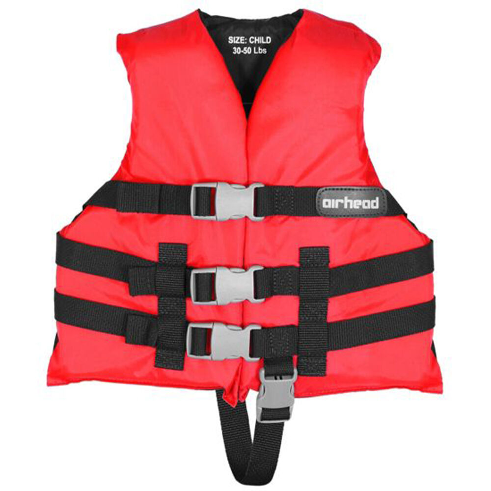 Airhead General Purpose Child Life Vest Red
