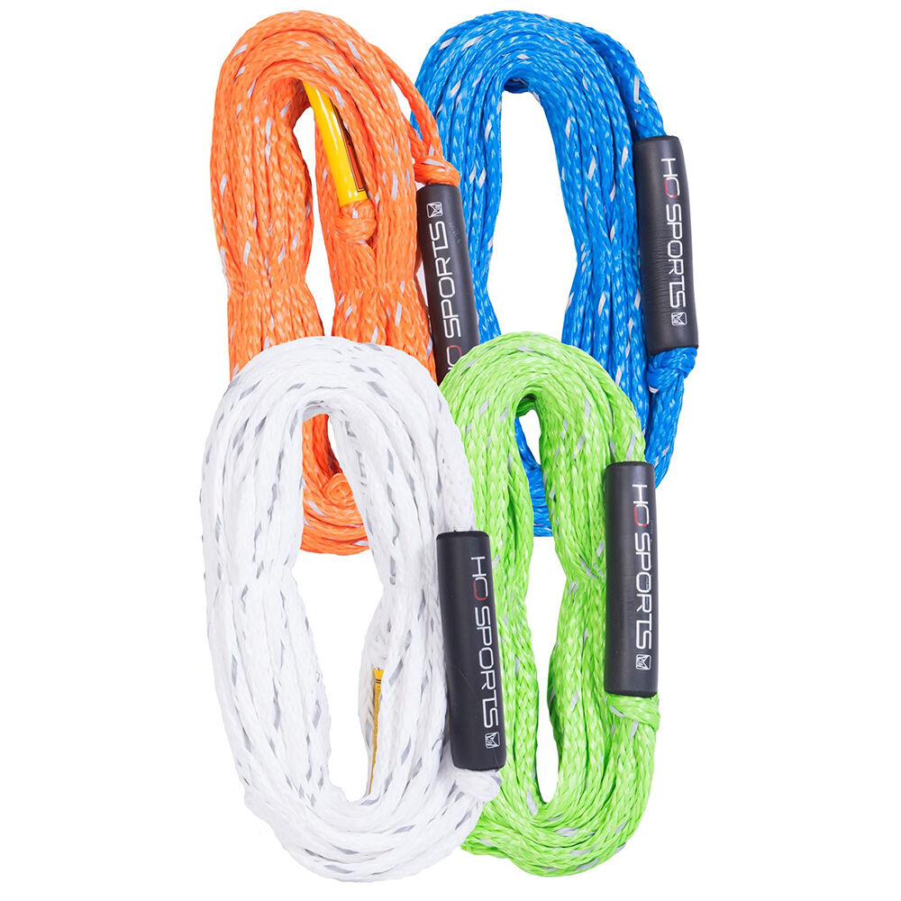 HO Sports 4K Safety 4-Person Towable Tube Rope, Sold Individually White