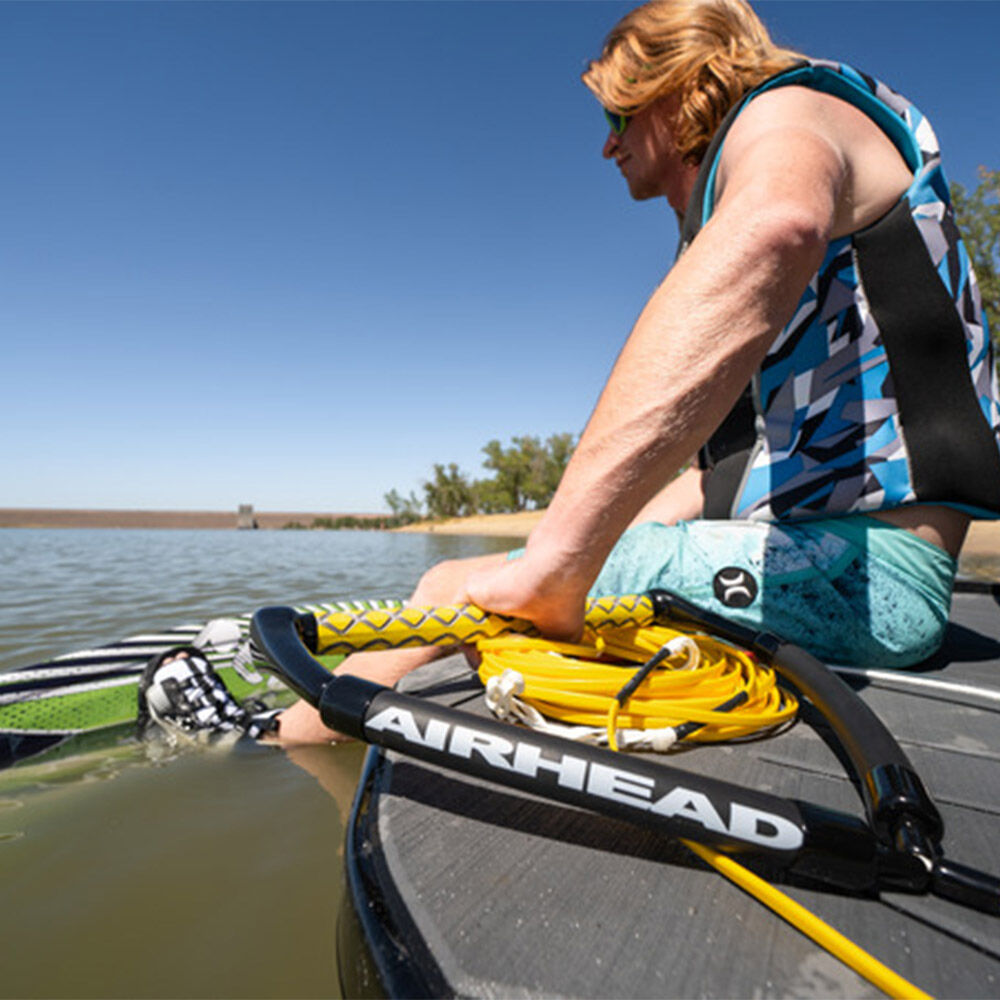 Airhead Dyneema Flat-Line Wakeboard Rope Yellow