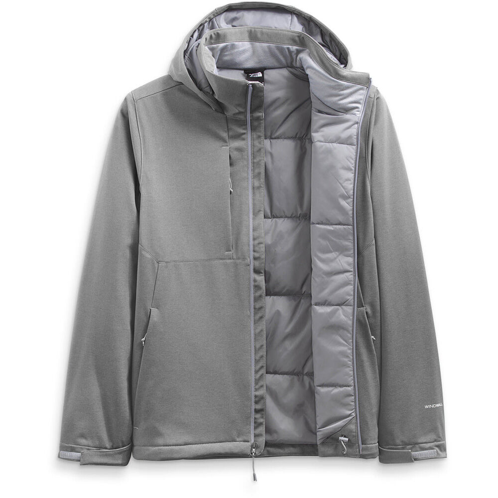 The North Face Apex Elevation Snowboard Jacket TNF Medium Grey Heather 4 The North Face Apex Elevation Snowboard Jacket TNF Medium Grey Heather