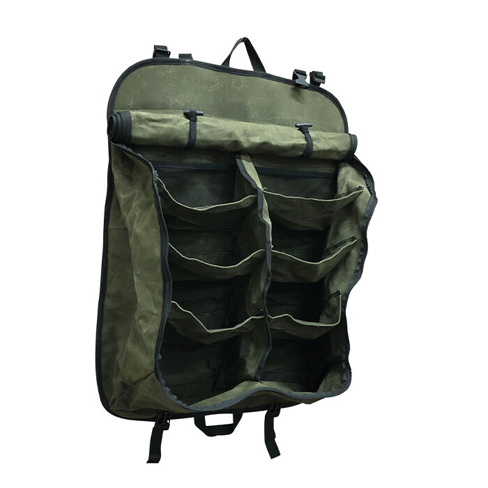 Overland Vehicle Systems Canyon Jumper Cable Bag, #16 Waxed Canvas 3 Overland Vehicle Systems Canyon Jumper Cable Bag, #16 Waxed Canvas