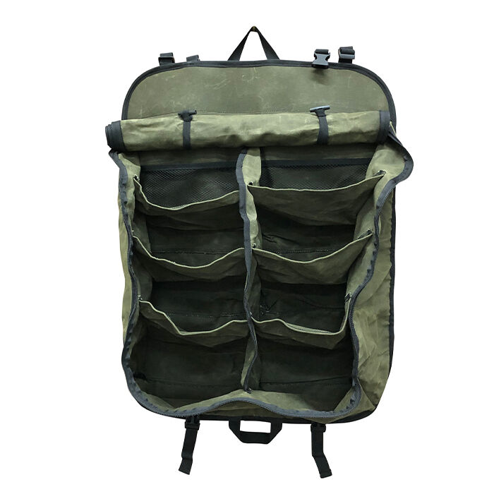 Overland Vehicle Systems Canyon Jumper Cable Bag, #16 Waxed Canvas 4 Overland Vehicle Systems Canyon Jumper Cable Bag, #16 Waxed Canvas