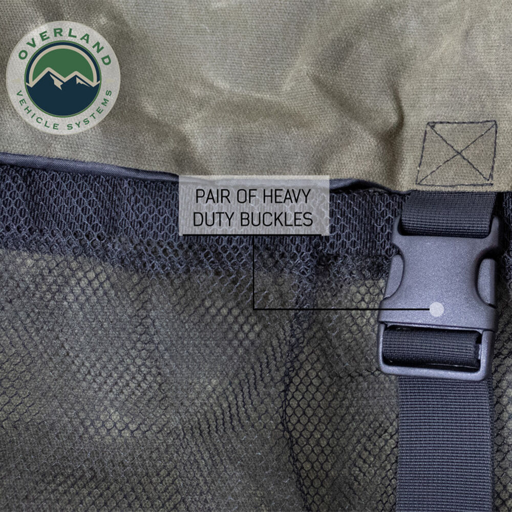 Overland Vehicle Systems Canyon Extra Large Trash Bag with Spare Tire Mount, #16 Waxed Canvas 5 Overland Vehicle Systems Canyon Extra Large Trash Bag with Spare Tire Mount, #16 Waxed Canvas