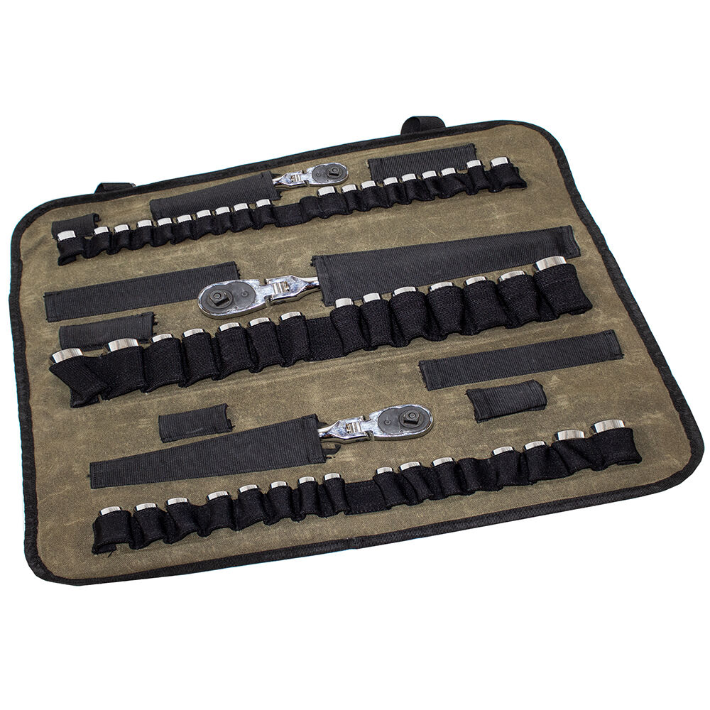 Overland Vehicle Systems Rolled Bag Socket Organizer, #16 Waxed Canvas