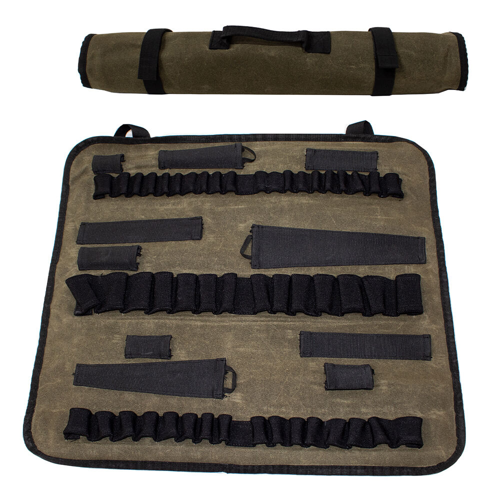Overland Vehicle Systems Rolled Bag Socket Organizer, #16 Waxed Canvas