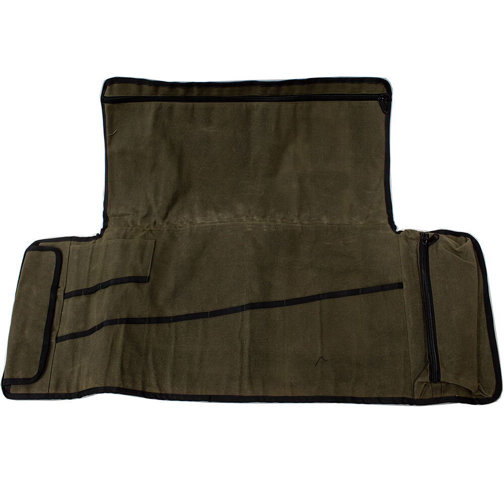 Overland Vehicle Systems Rolled Bag General Tool Organizer, #16 Waxed Canvas