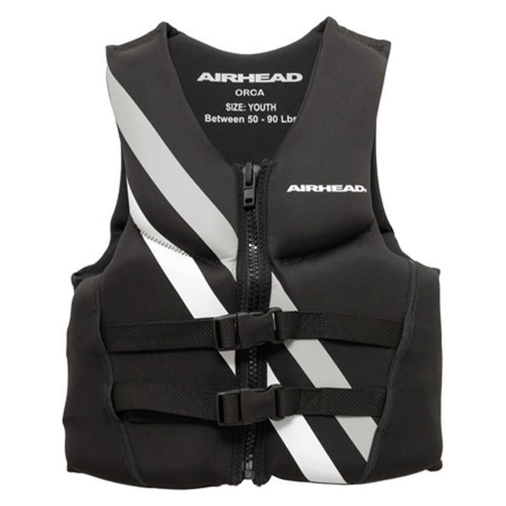 Airhead Youth Orca Neolite Kwik-Dry Life Vest Black