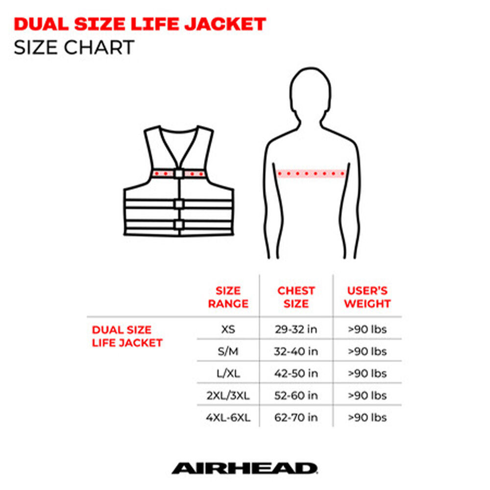 Airhead Adult Element Open-Sided Life Vest Black/Blue 3 Airhead Adult Element Open-Sided Life Vest Black/Blue