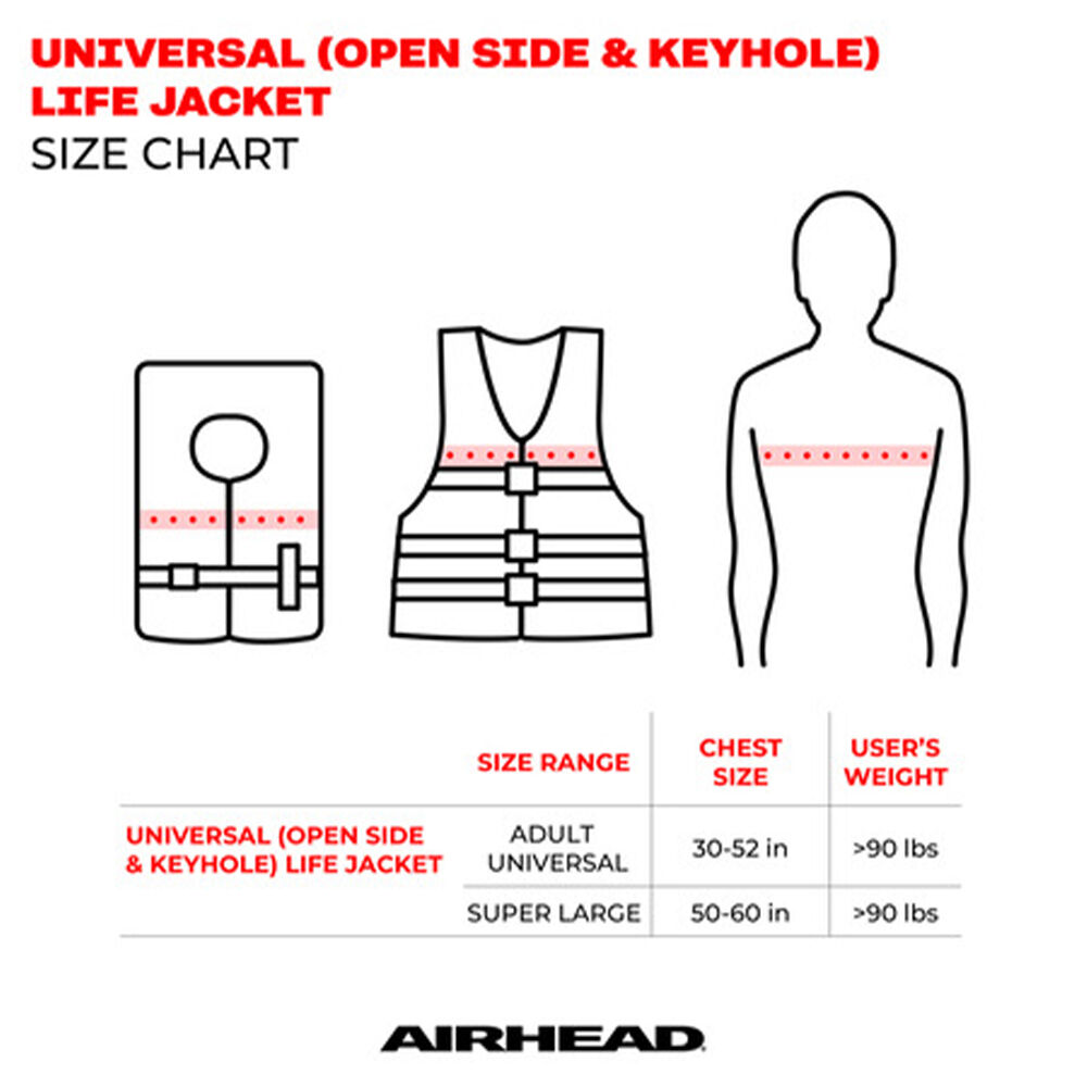 Airhead Adult Yukon Sportsman Life Vest 3 Airhead Adult Yukon Sportsman Life Vest