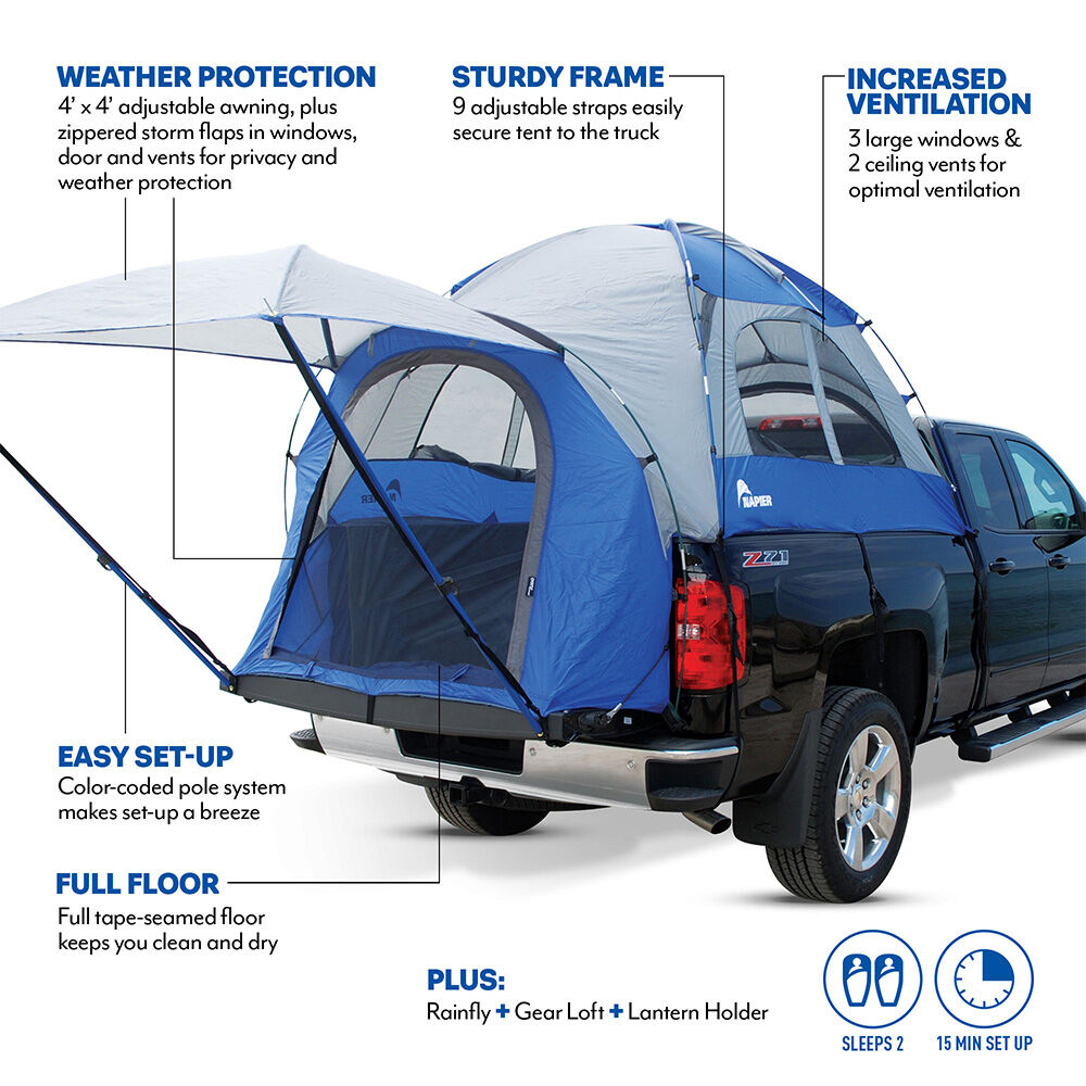Napier Sportz Truck Tent 57 Series, Full-Size Crew Cab 5 Napier Sportz Truck Tent 57 Series, Full-Size Crew Cab