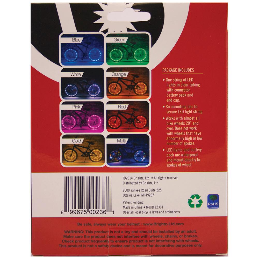 Wheel Brightz™, Red 3 Wheel Brightz™, Red