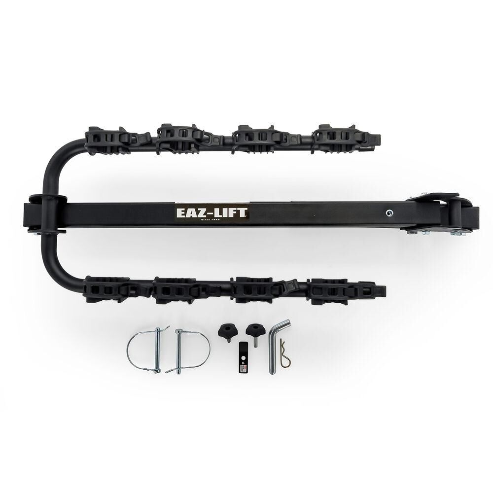 Hitch Mounted Bike Rack, 4 Bikes