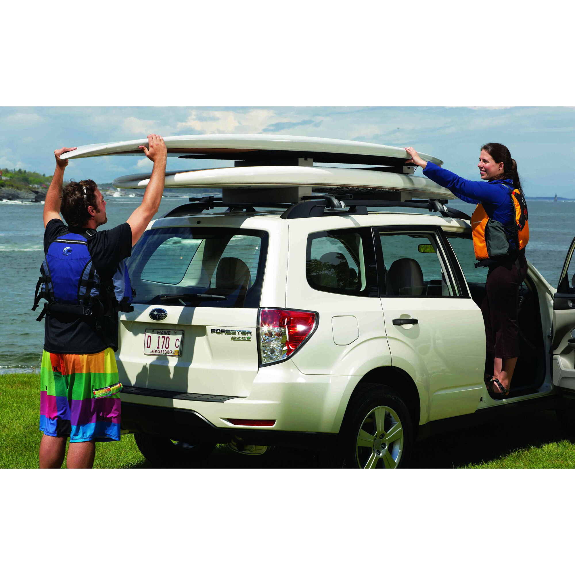 Malone Deluxe Stand-Up Paddleboard Carrier with Tie-Downs