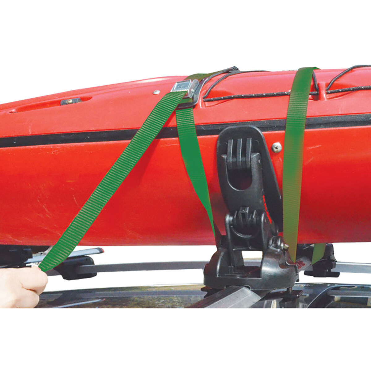 Malone SaddleUp Pro Kayak Carrier With Tie-Downs, Jawz Hardware 3 Malone SaddleUp Pro Kayak Carrier With Tie-Downs, Jawz Hardware