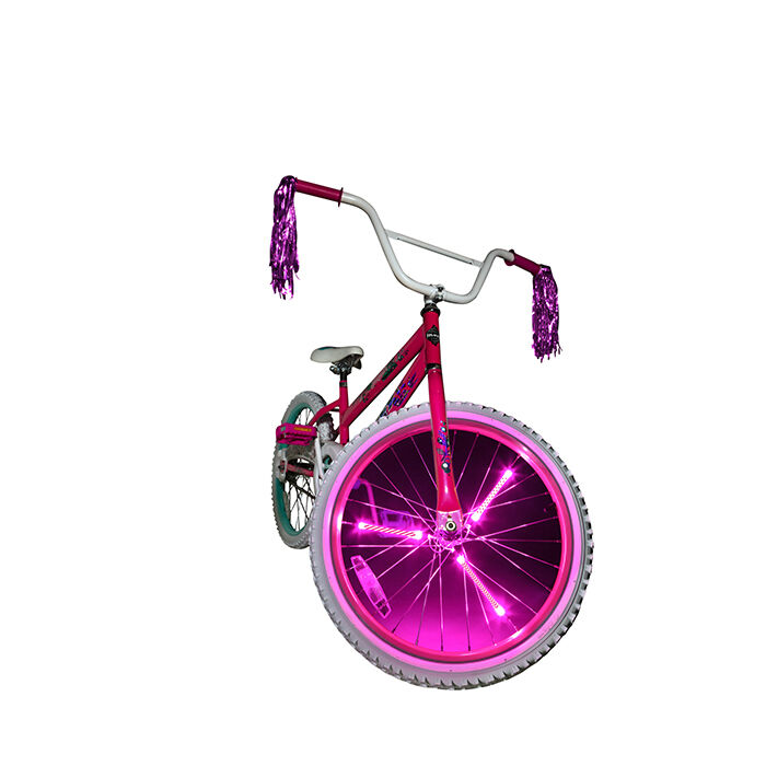 Spin Brightz Kids' Bicycle Spoke Lights, Pink 4 Spin Brightz Kids' Bicycle Spoke Lights, Pink