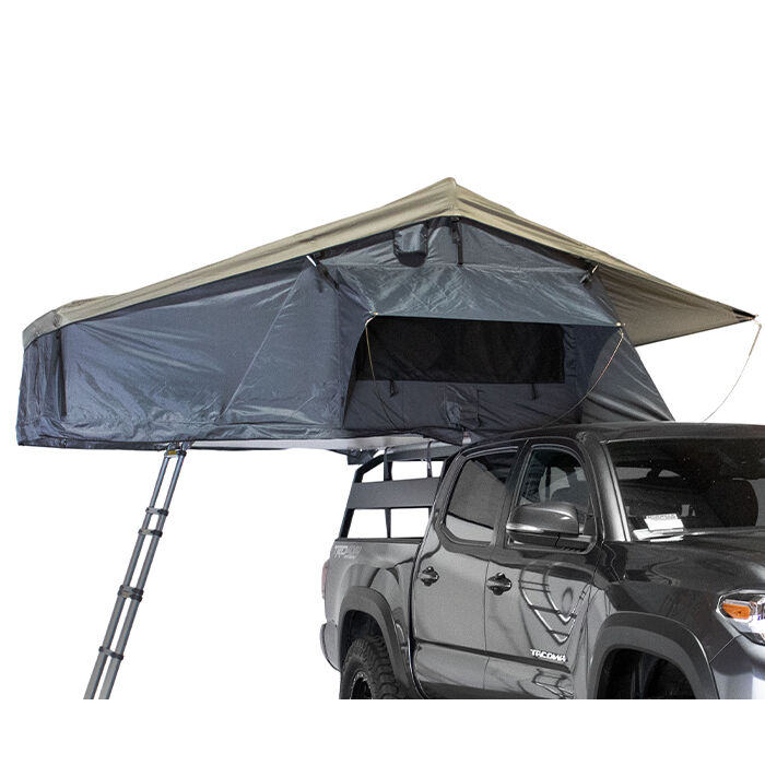 Nomadic 3 Extended Roof Top Tent, Dark Gray and Green