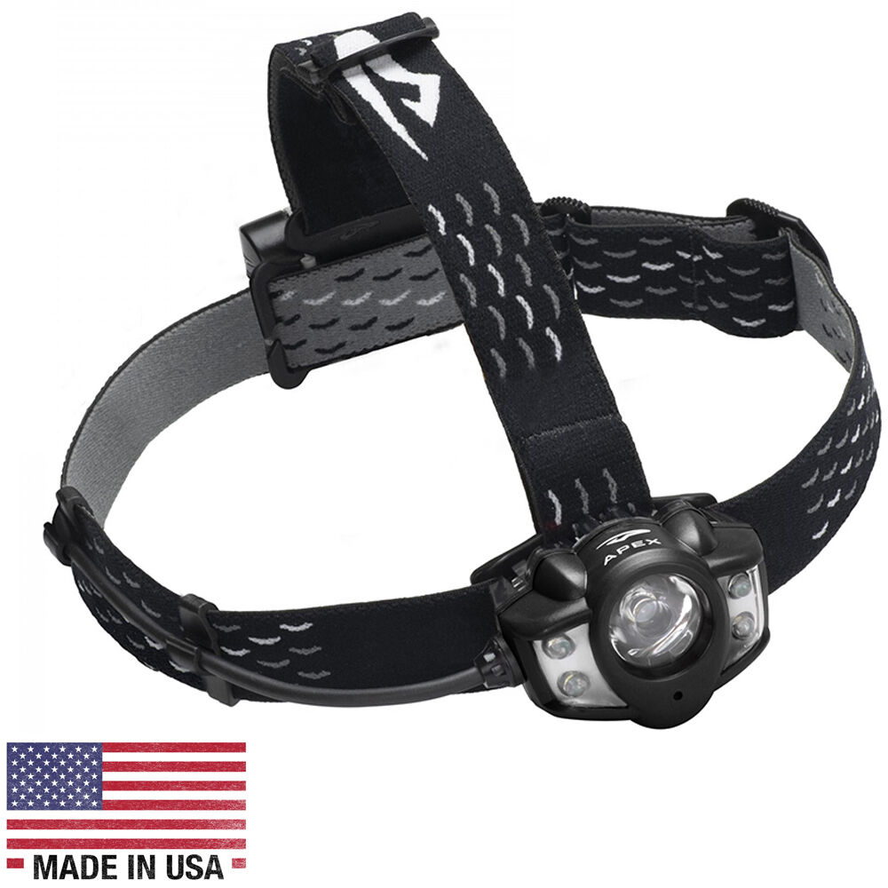 APEX Pro LED Headlamp, Black/Grey