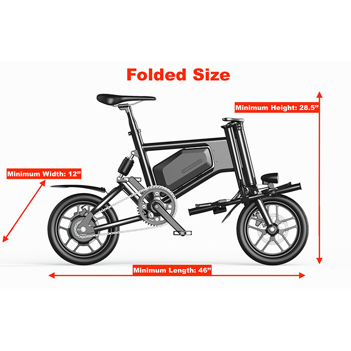 GlareWheel EB-X5 Electric Bike, Red 3 GlareWheel EB-X5 Electric Bike, Red