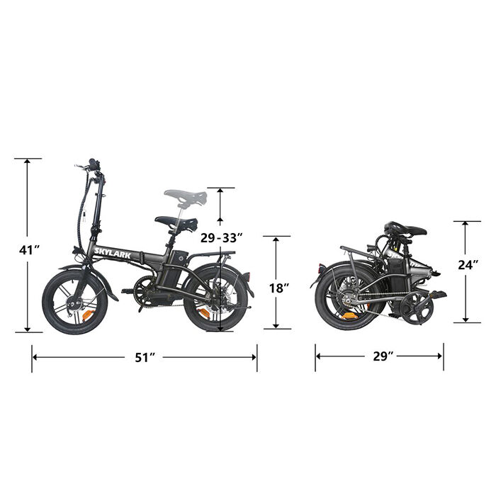 GlareWheel Foldable Electric Bike Removable Battery Easy Carry EB-X6 3 GlareWheel Foldable Electric Bike Removable Battery Easy Carry EB-X6