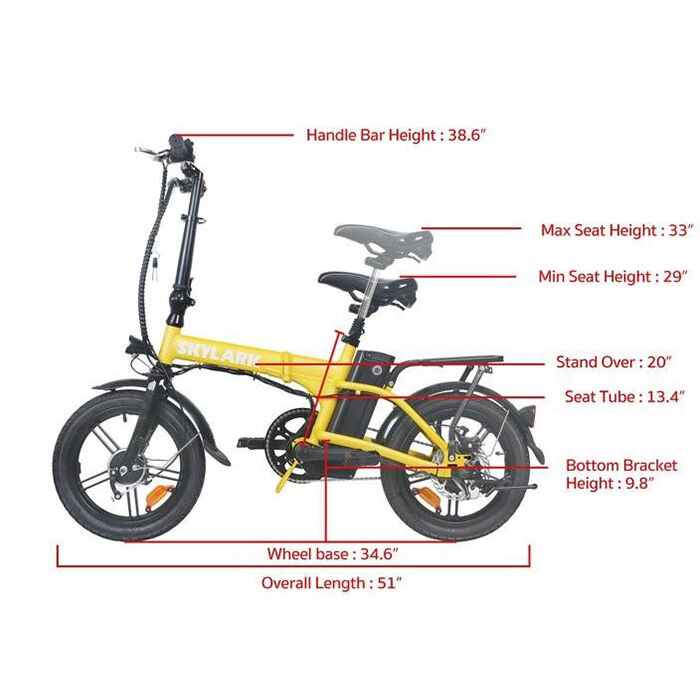 GlareWheel Foldable Electric Bike Removable Battery Easy Carry EB-X6 4 GlareWheel Foldable Electric Bike Removable Battery Easy Carry EB-X6