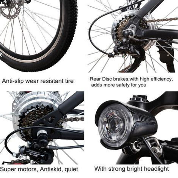 GlareWheel 26" Electric Mountain Bicycle EB-X9 6 GlareWheel 26" Electric Mountain Bicycle EB-X9