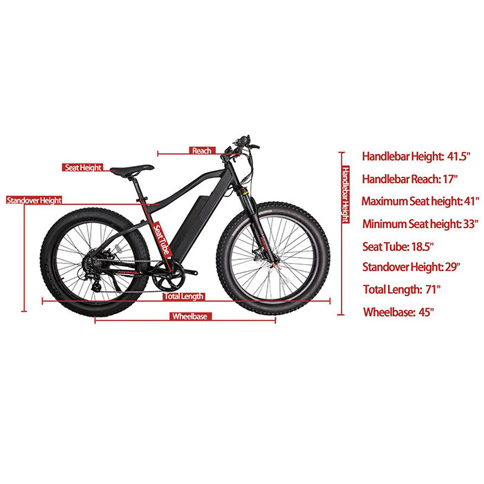 GlareWheel EB-PR Fat Tire 26" Electric Fat Tire Mountain Bicycle 6 GlareWheel EB-PR Fat Tire 26" Electric Fat Tire Mountain Bicycle