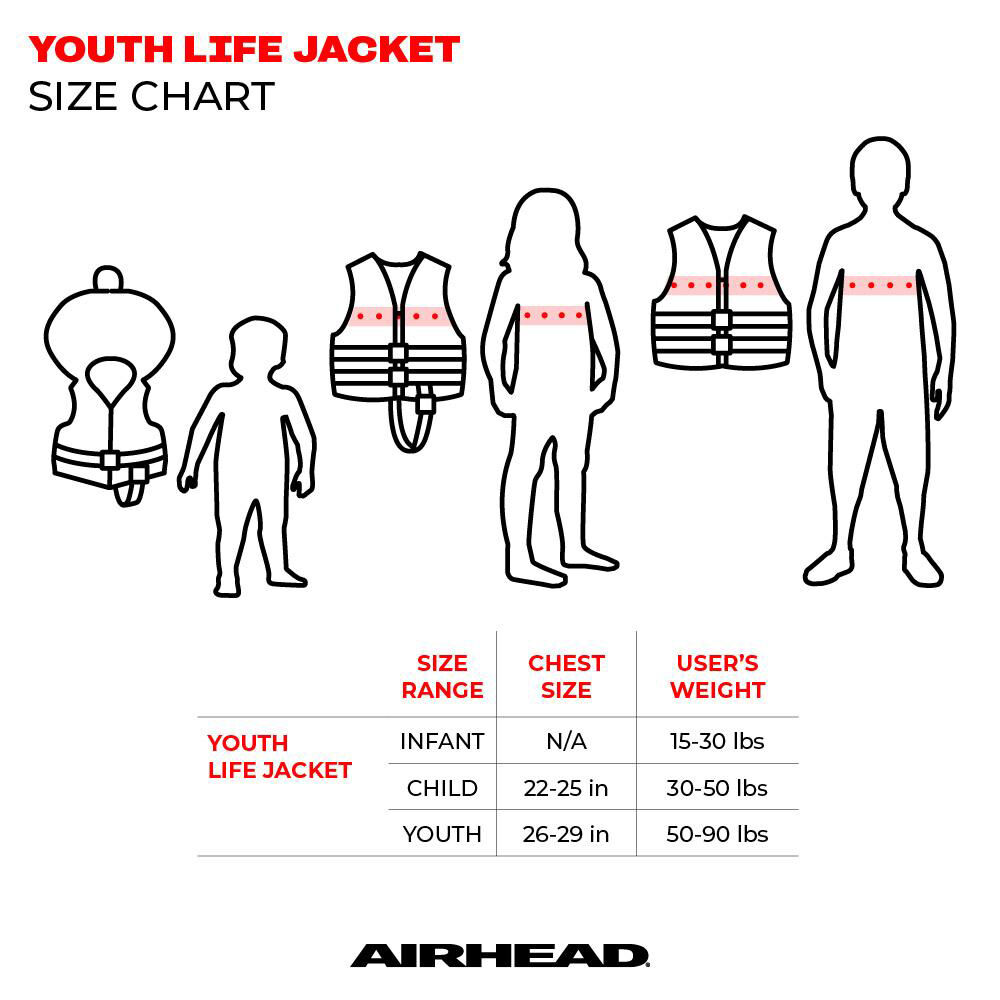 Airhead Youth Trend Life Vest Hot Pink 3 Airhead Youth Trend Life Vest Hot Pink