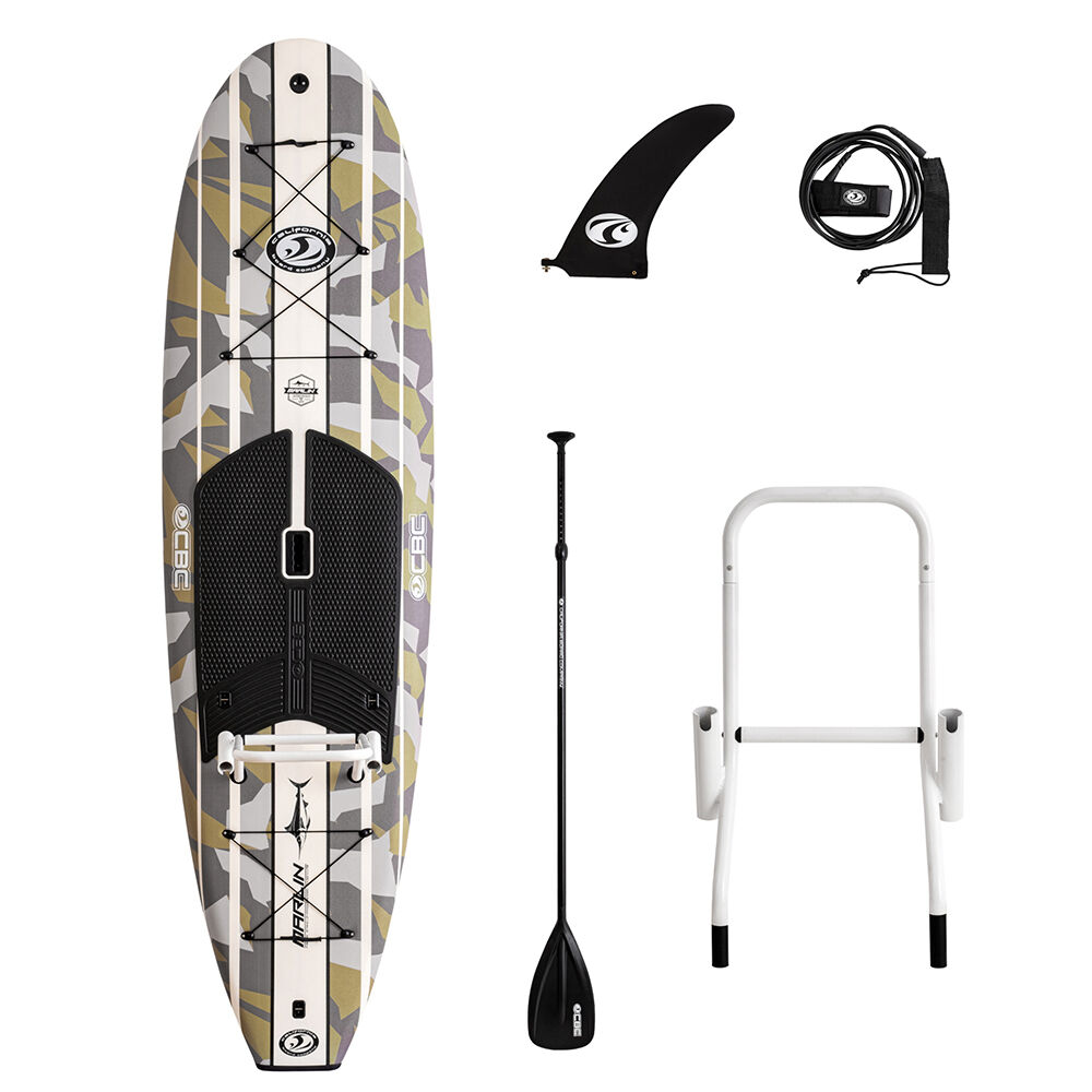 California Board Company 10' Marlin Fishing Stand-Up Paddleboard Package With Paddle And Leash