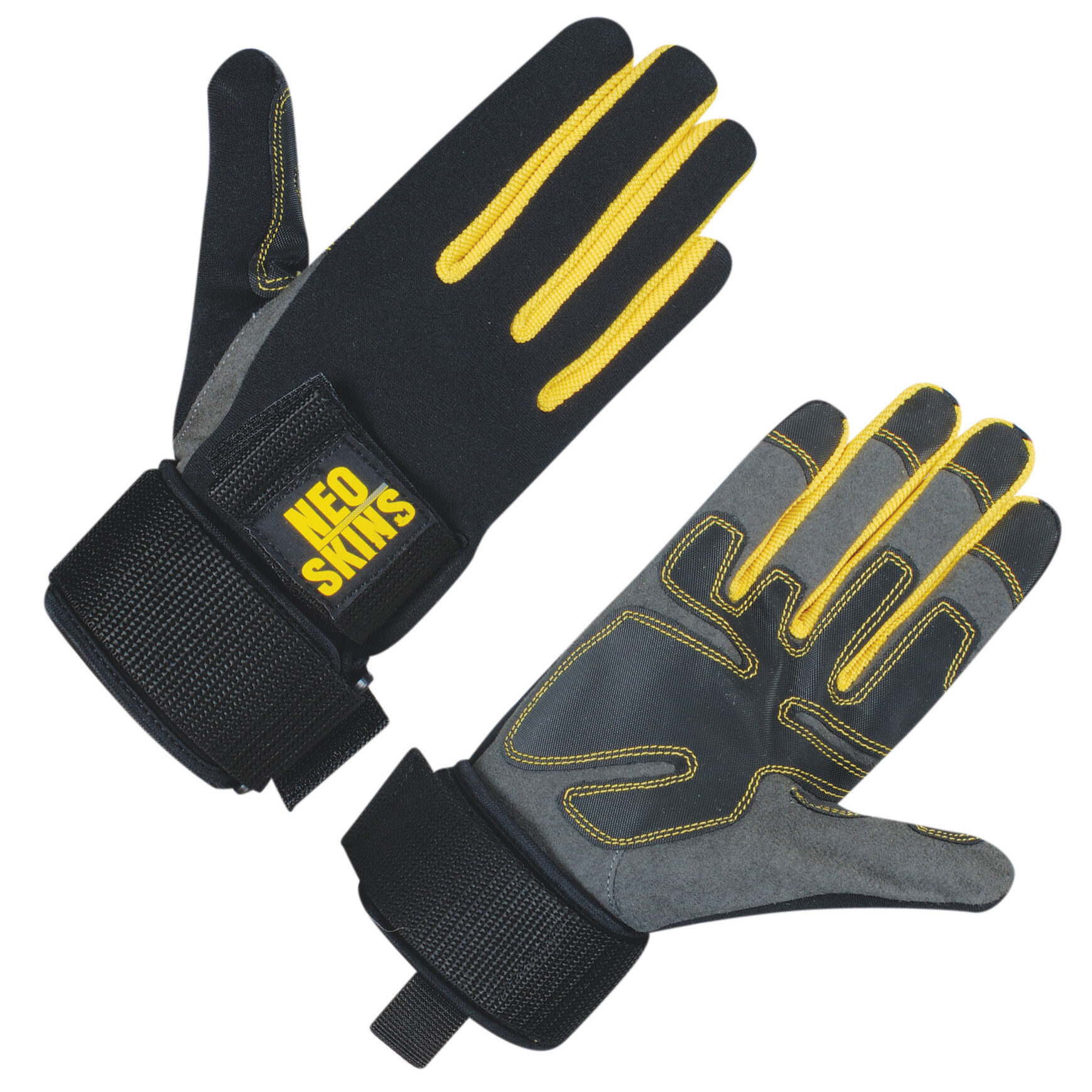 Gladiator Neo Skins Waterski Glove Black/Yellow