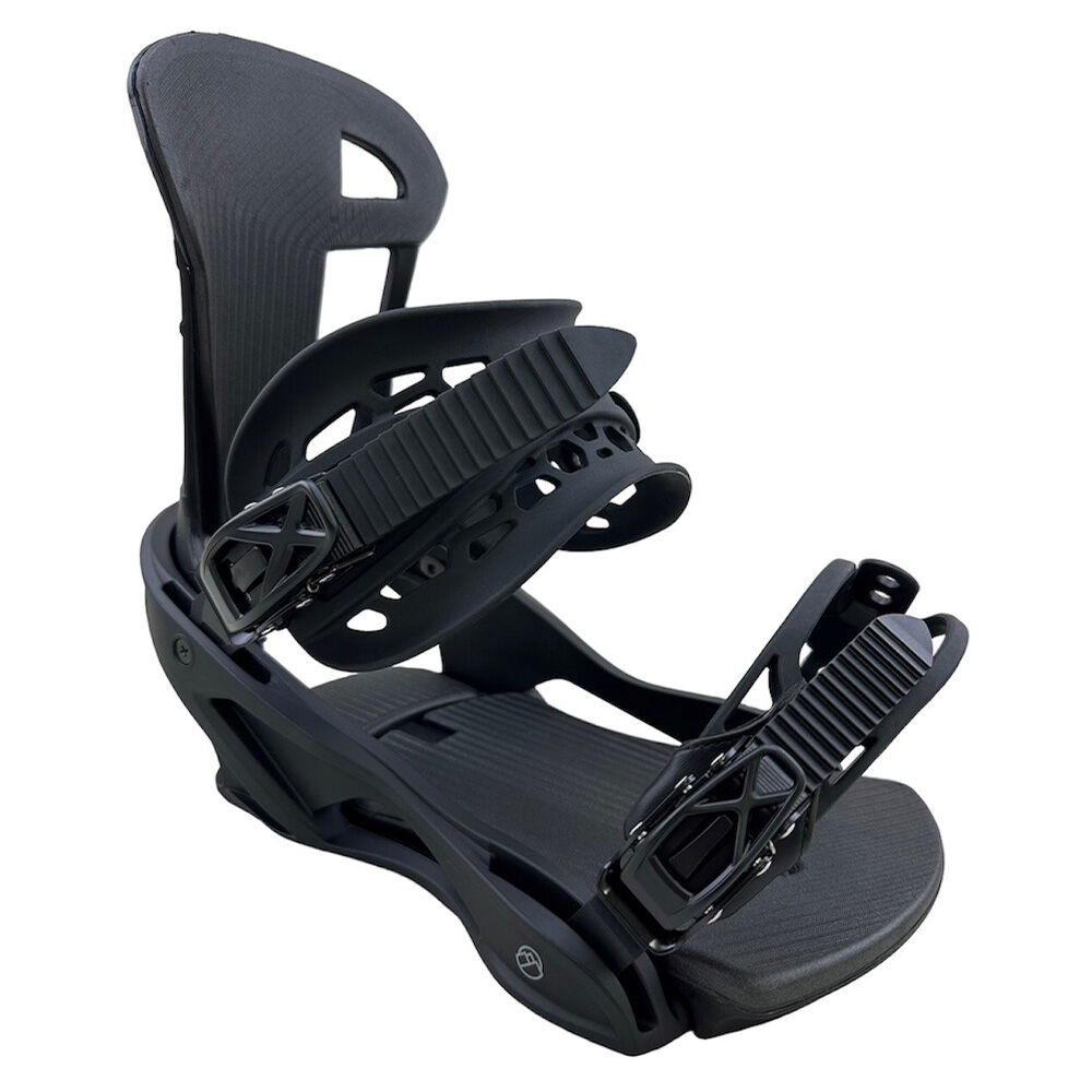 Chamonix Barrrats Snowboard Bindings Black