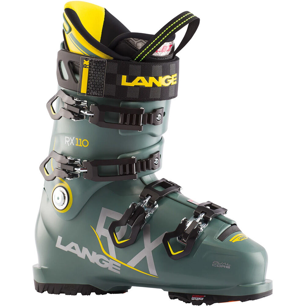 Lange RX 110 MV GW Men's Ski Boots Pewter Grey 9 Lange RX 110 MV GW Men's Ski Boots Pewter Grey