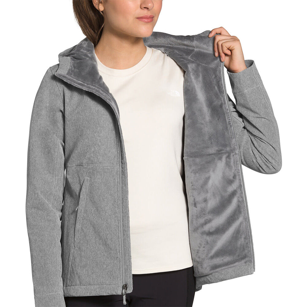 The North Face Women's Shelbe Raschel Fleece Hoodie TNF Medium Grey Heather 4 The North Face Women's Shelbe Raschel Fleece Hoodie TNF Medium Grey Heather