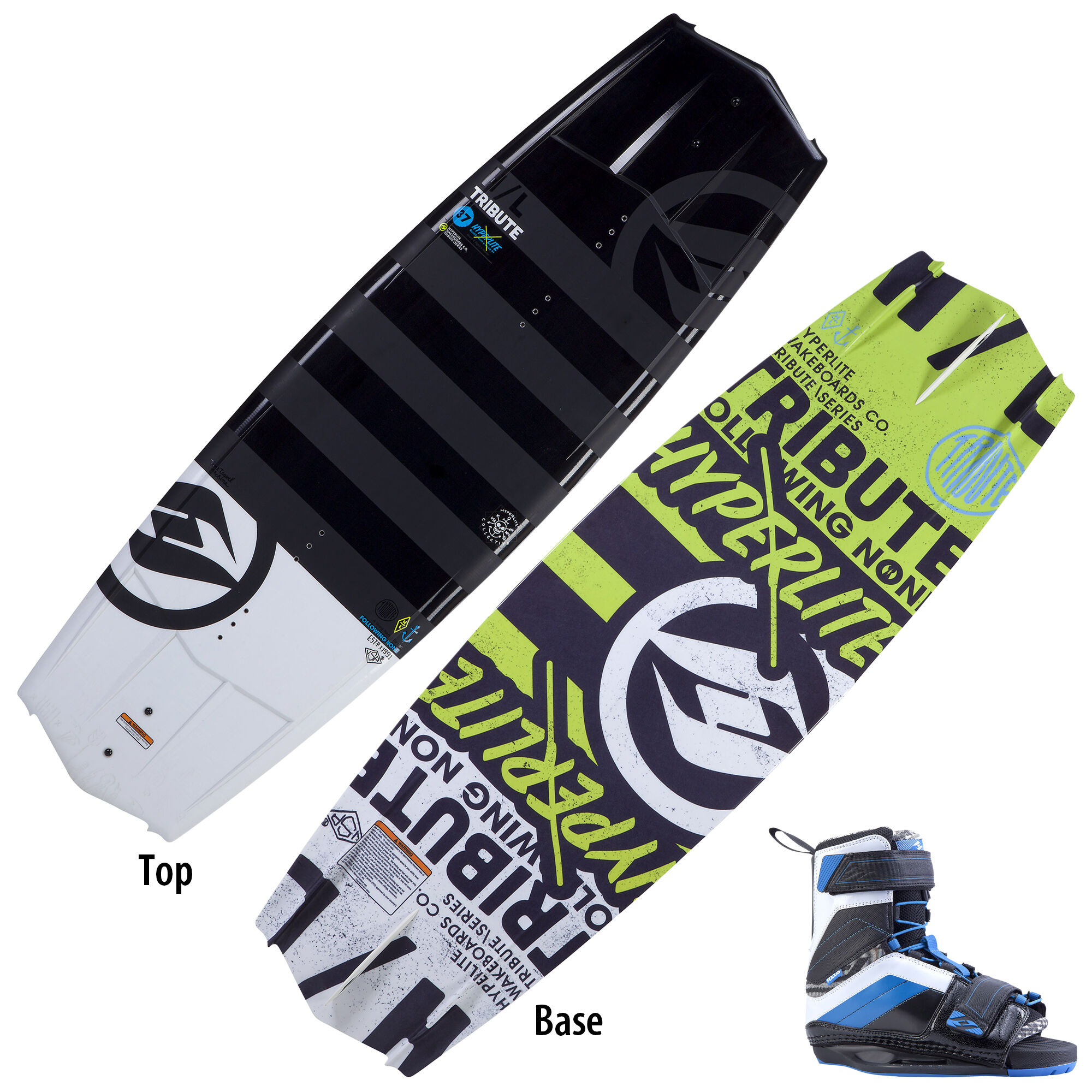 137 Standard Hyperlite Tribute Wakeboard With Focus Bindings