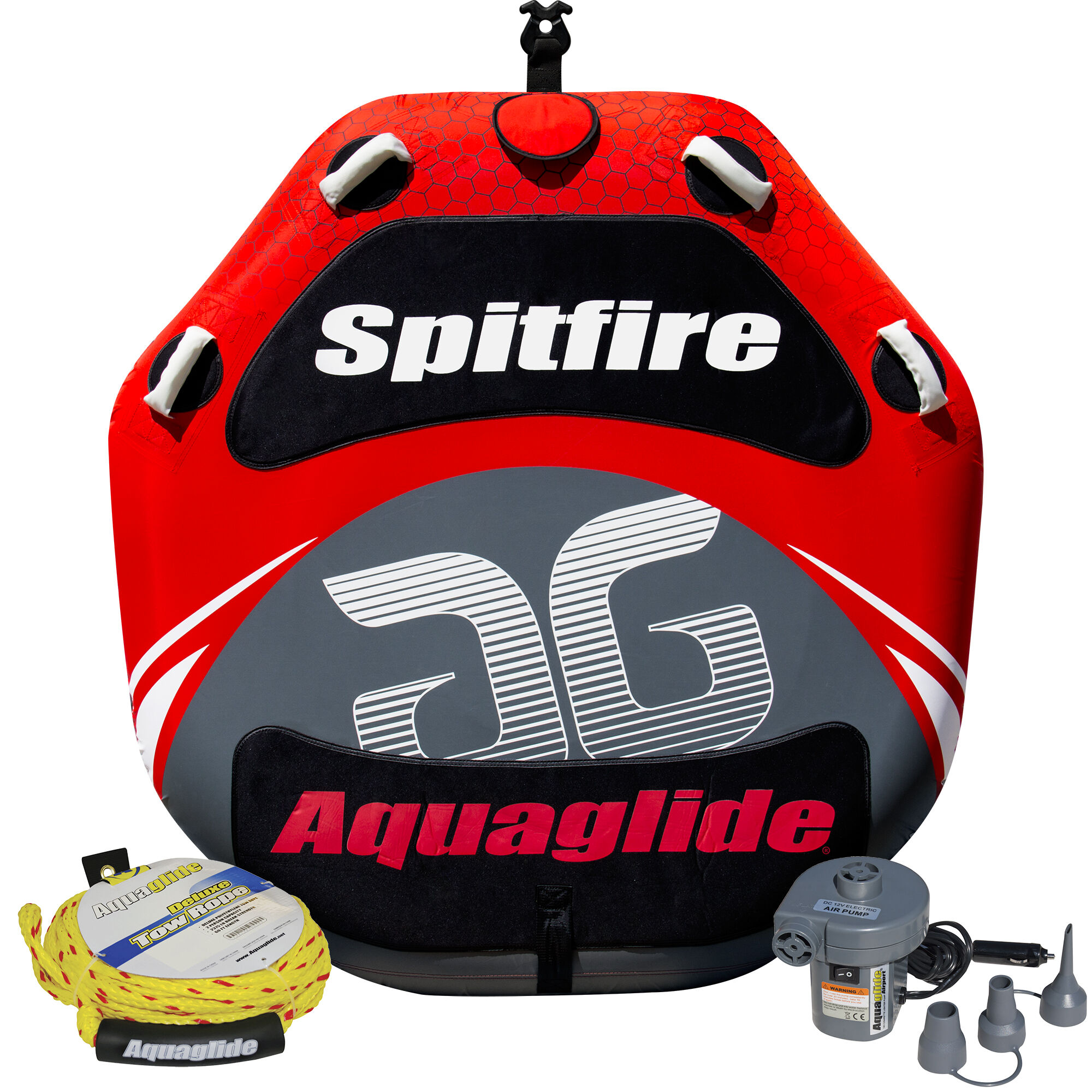 Aquaglide Spitfire 2-Person Towable Tube Package