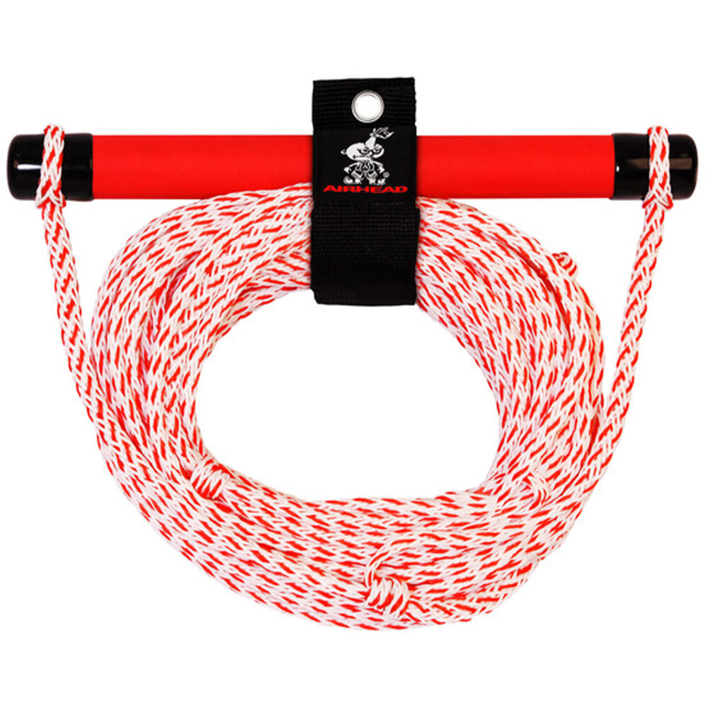 Airhead 75' Waterski Rope with EVA Handle Red