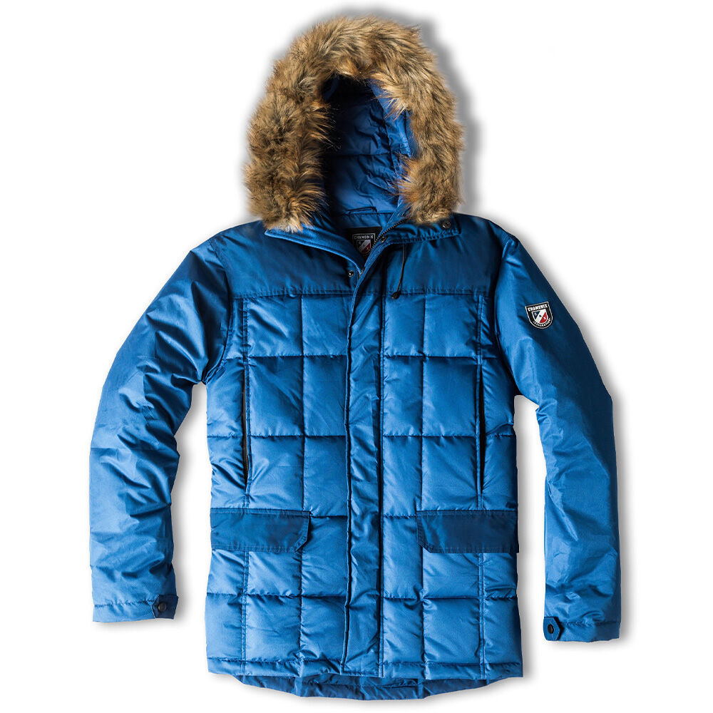 Chamonix Monchu Quilted Baffle Parka Navy