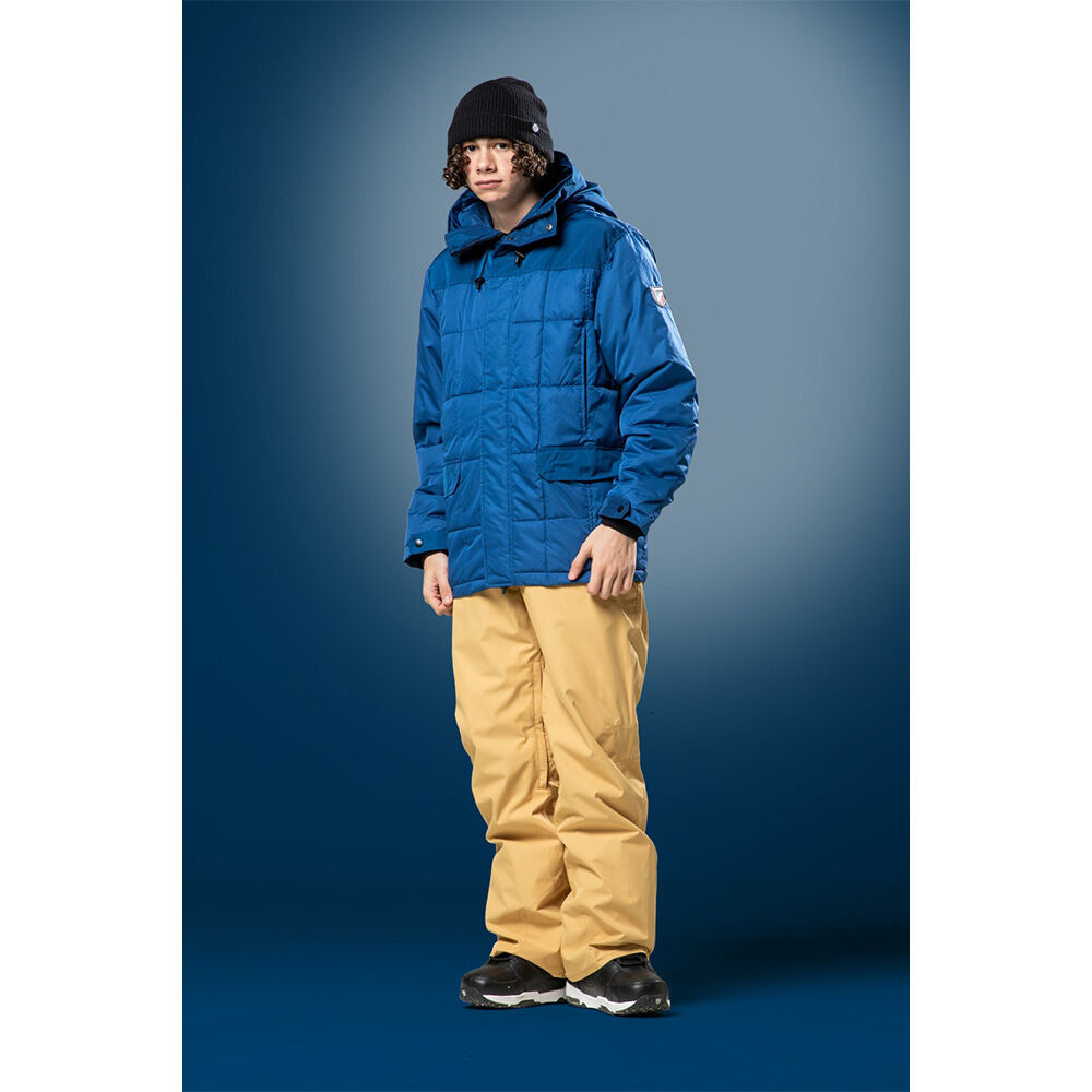 Chamonix Monchu Quilted Baffle Parka Navy