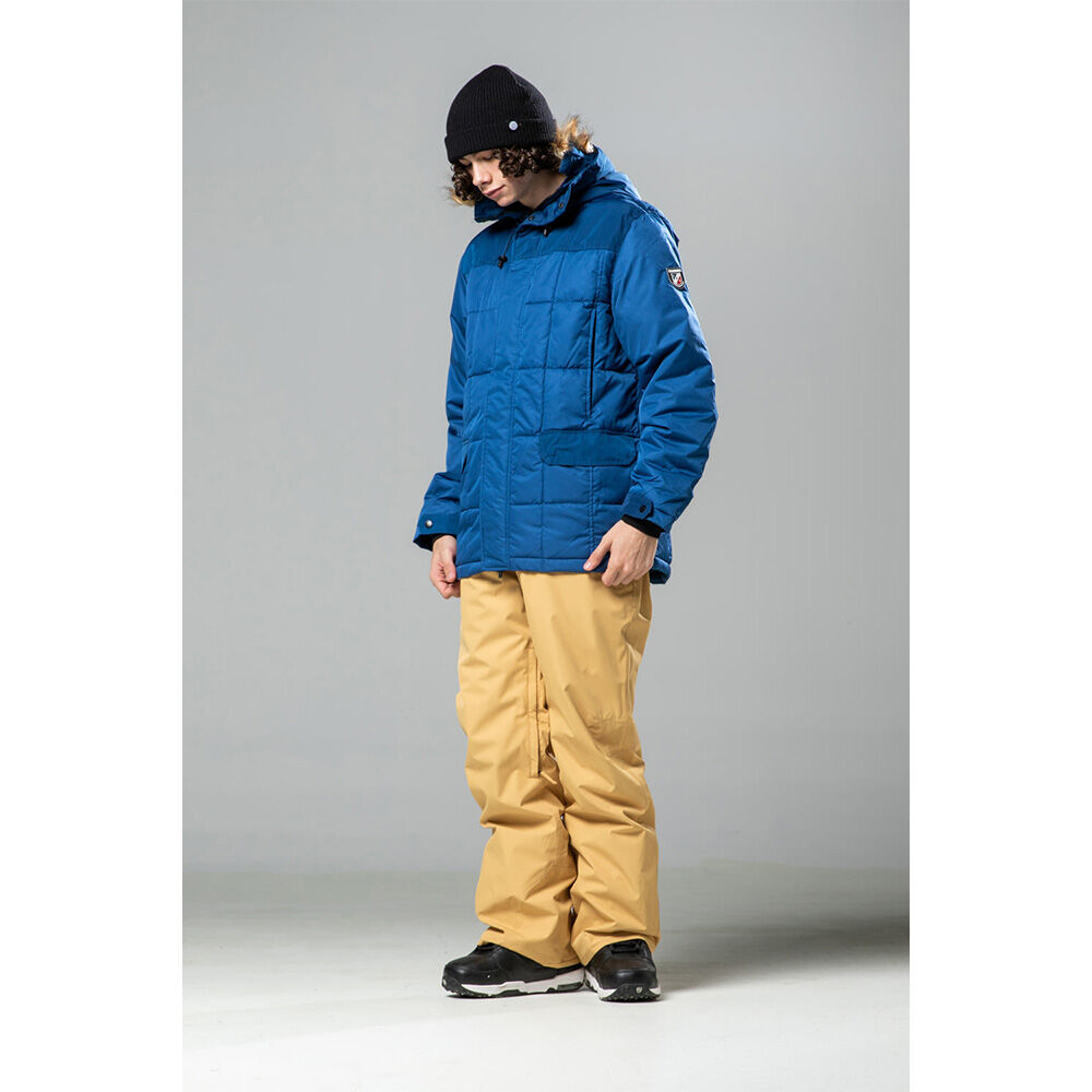 Chamonix Monchu Quilted Baffle Parka Navy