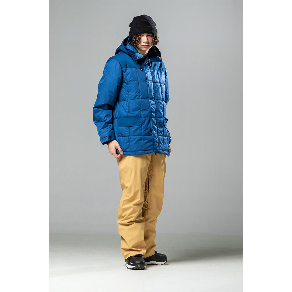 Chamonix Monchu Quilted Baffle Parka Navy