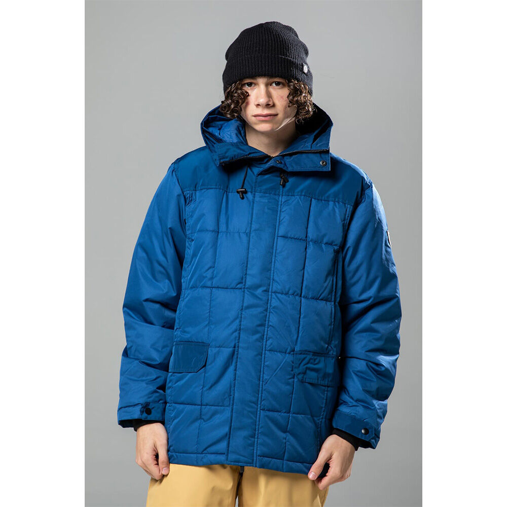 Chamonix Monchu Quilted Baffle Parka Navy