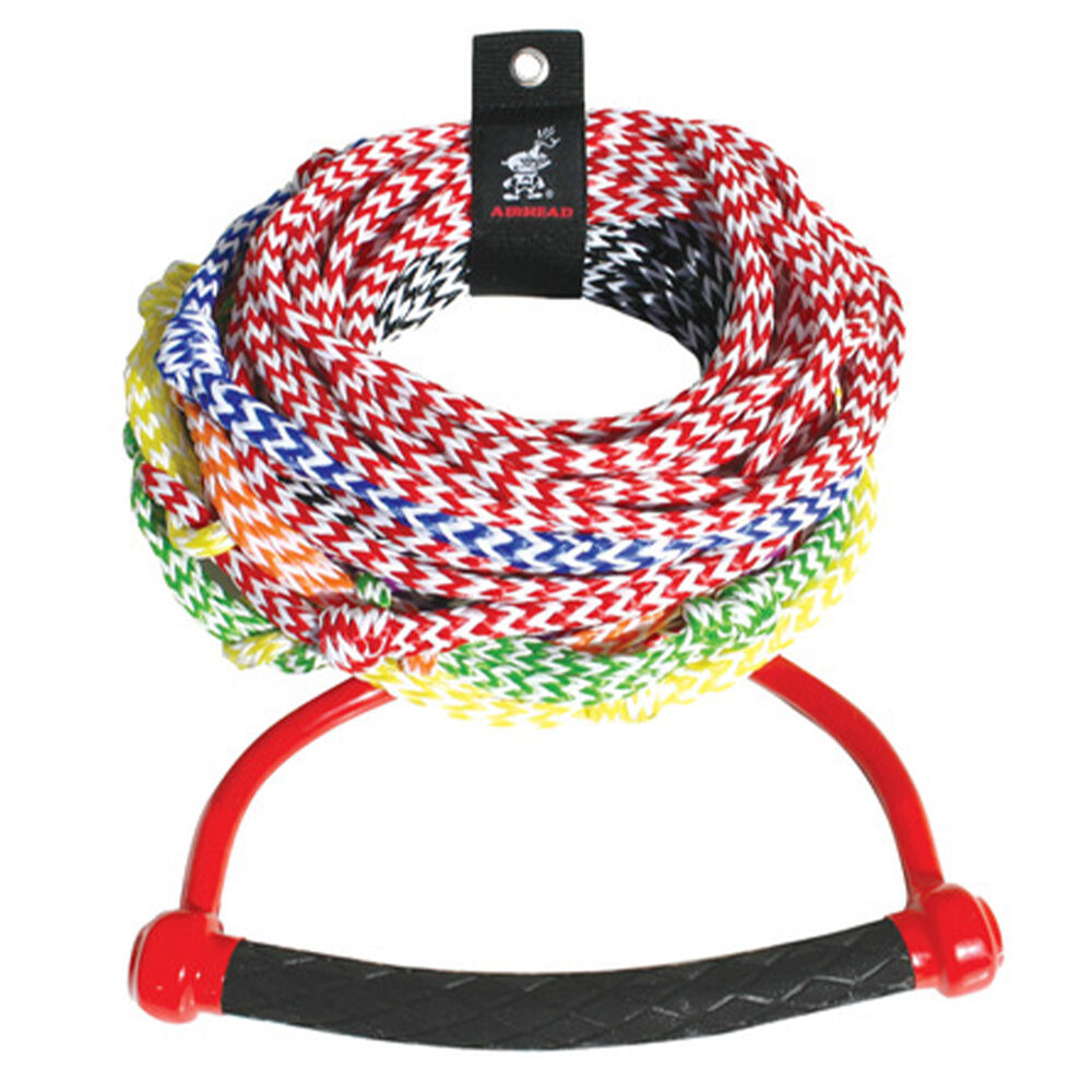 Airhead 8-Section Waterski Rope with Radius Handle Multi